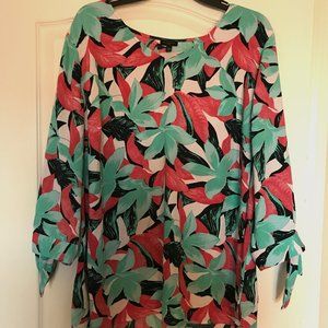 Talbots - Flowy, Flowered - Woman's Plus Size 2X